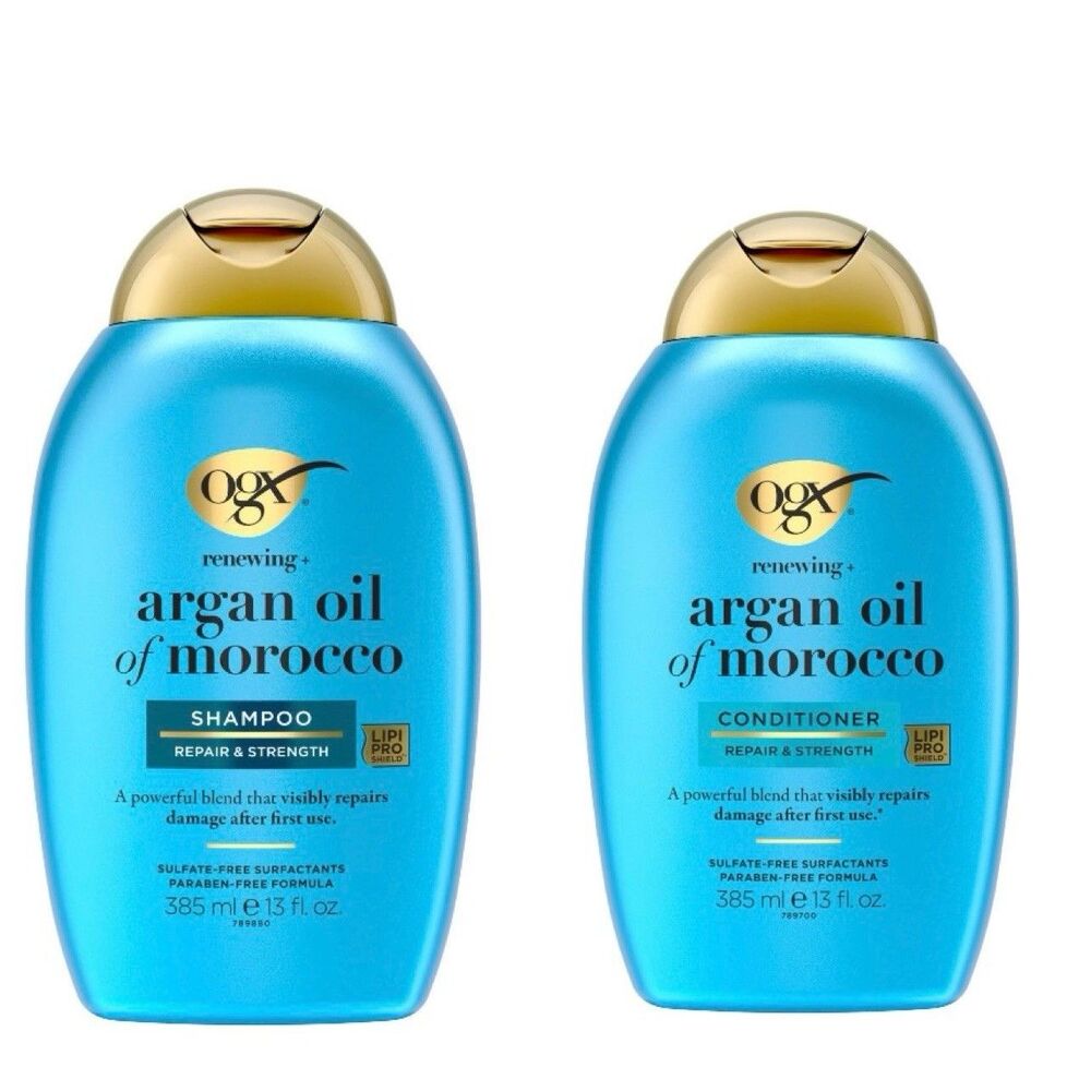 OGX Renewing Argan Oil of Morocco Shampoo & Conditioner 13oz Repair & Strength